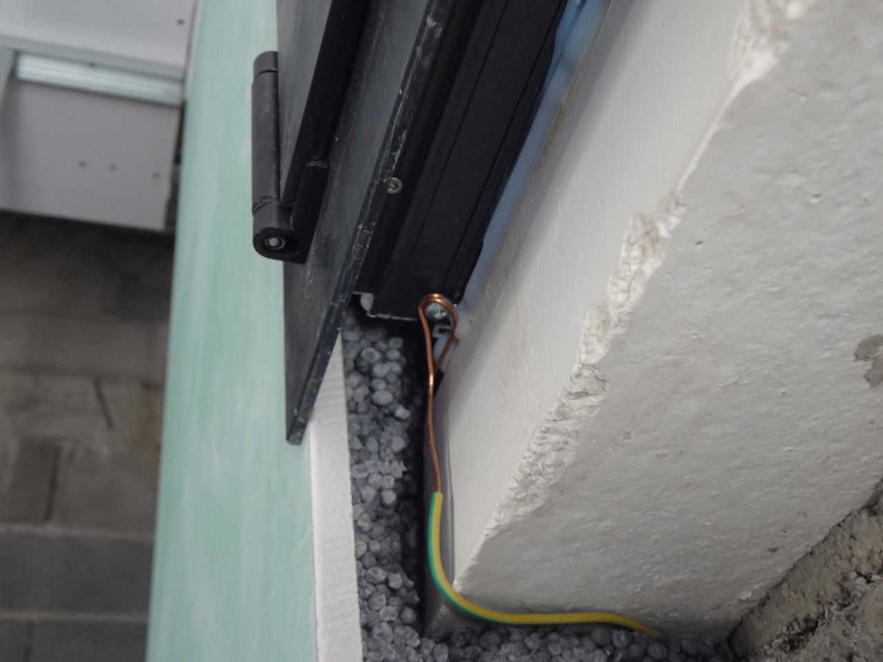 Travaux sur une ouverture de bâtiment