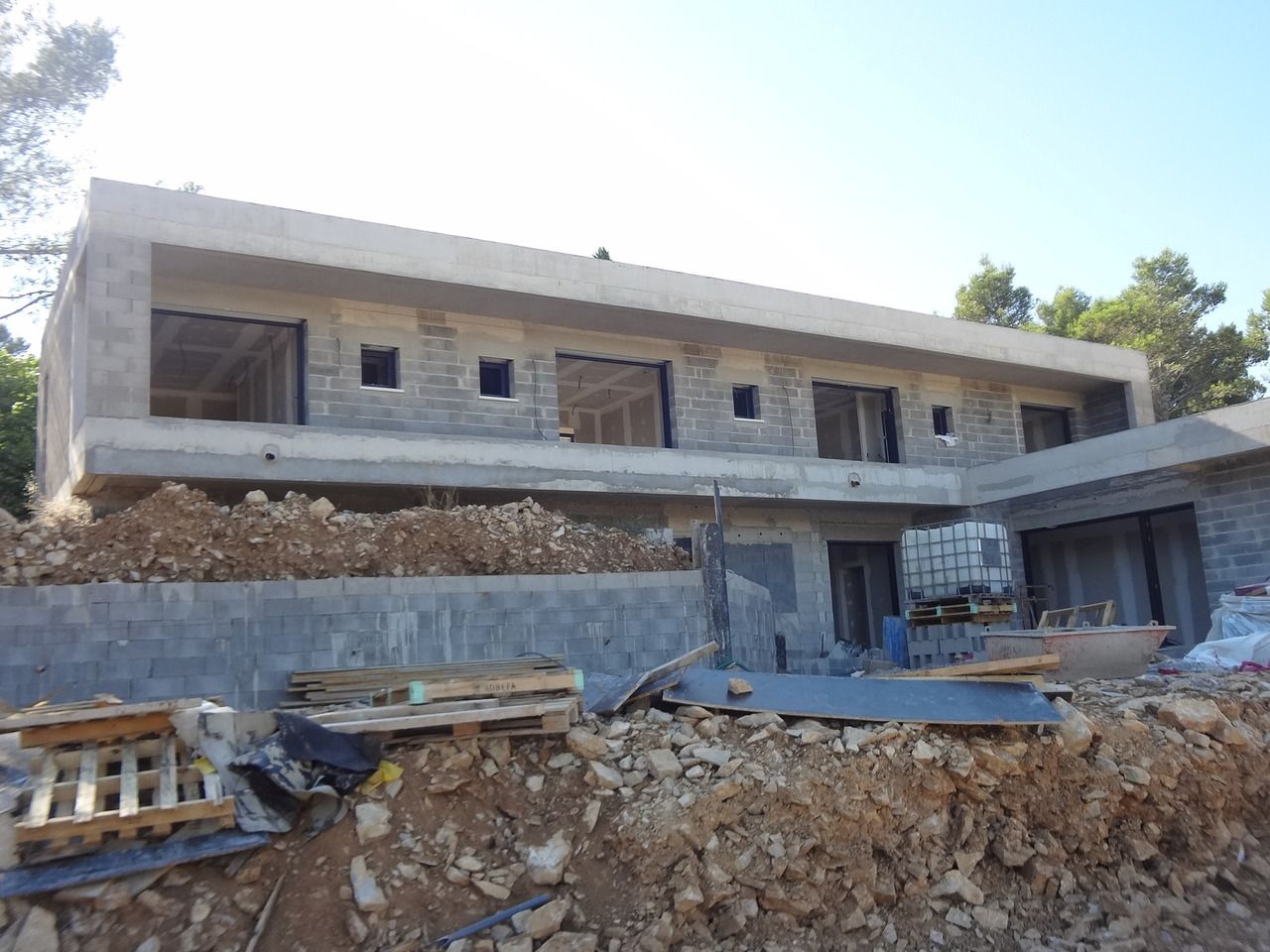 Bâtiment en construction